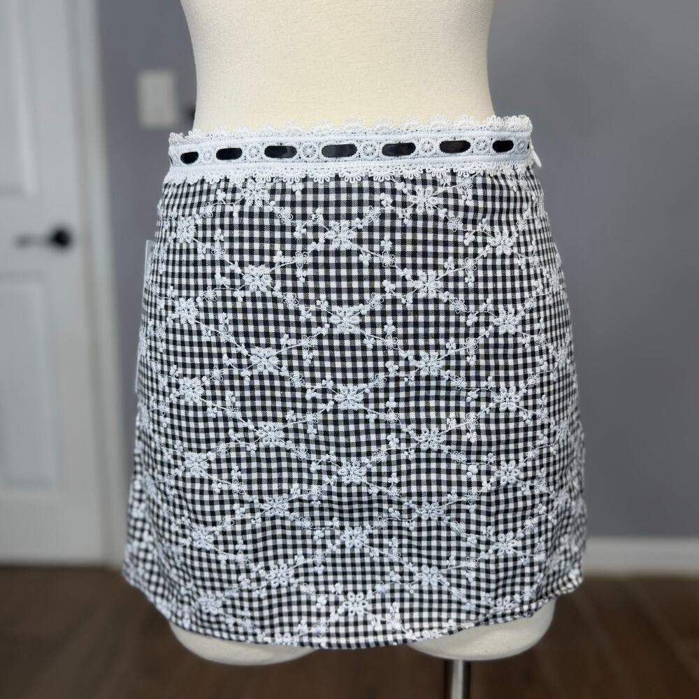 Princess Polly Gnocchi Mini Skirt, Black, US 0